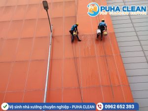 Vệ sinh nhà xưởng chuyên nghiệp PUHA CLEAN