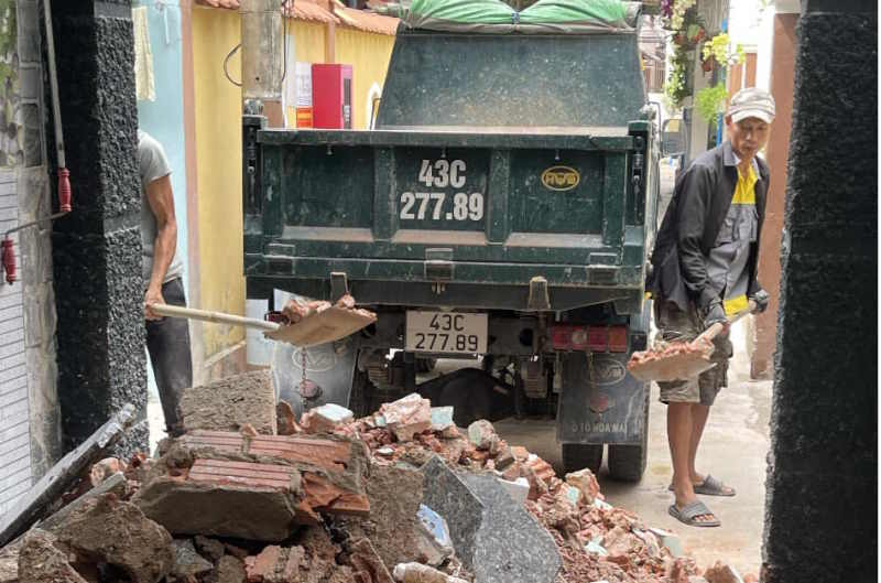 Dịch vụ thu gom rác thải cồng kềnh